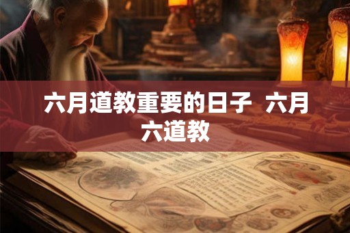 六月道教重要的日子  六月六道教