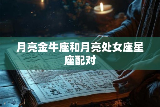 月亮金牛座和月亮处女座星座配对