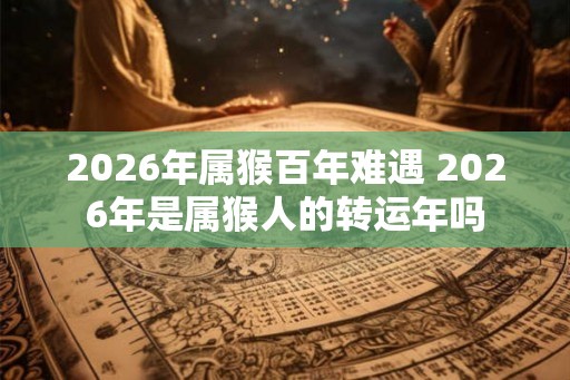 2026年属猴百年难遇 2026年是属猴人的转运年吗
