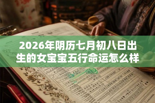 2026年阴历七月初八日出生的女宝宝五行命运怎么样 2026年阴历七月初八日出生的女宝宝五行命运怎么样