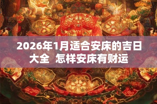 2026年1月适合安床的吉日大全  怎样安床有财运