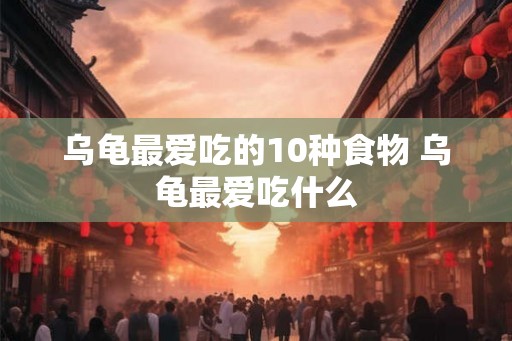 乌龟最爱吃的10种食物 乌龟最爱吃什么