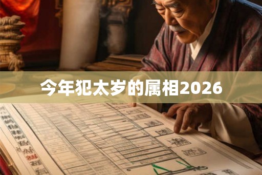 今年犯太岁的属相2026 今年犯太岁的属相2026