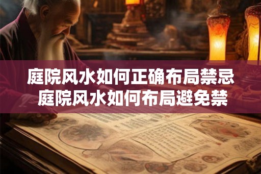 庭院风水如何正确布局禁忌 庭院风水如何布局避免禁忌