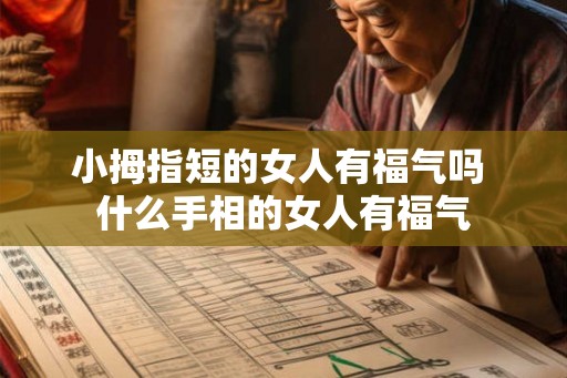 小拇指短的女人有福气吗 什么手相的女人有福气