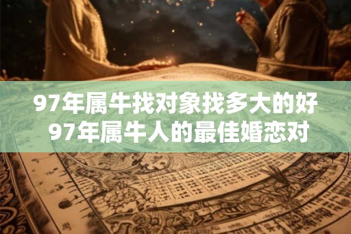 97年属牛找对象找多大的好 97年属牛人的最佳婚恋对象