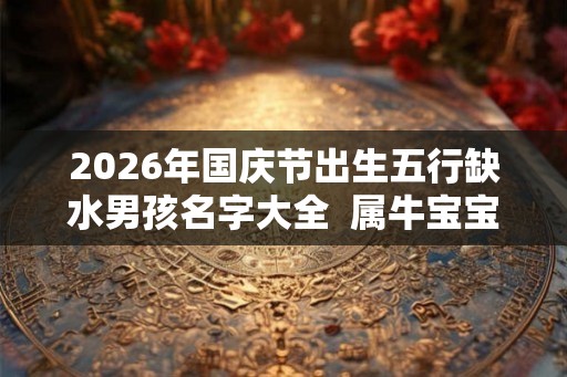 2026年国庆节出生五行缺水男孩名字大全 属牛宝宝取名宜用字 2026年国庆节出生五行缺水男孩名字大全 属牛宝宝取名宜用字