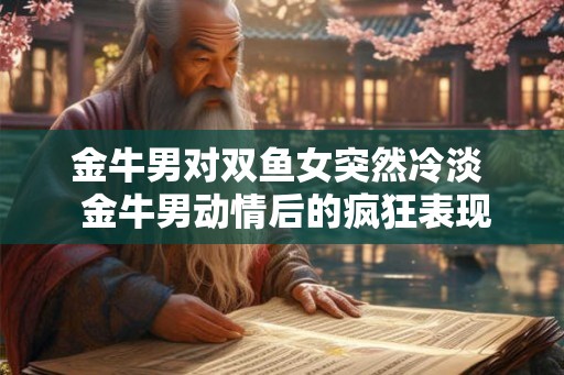 金牛男对双鱼女突然冷淡  金牛男动情后的疯狂表现