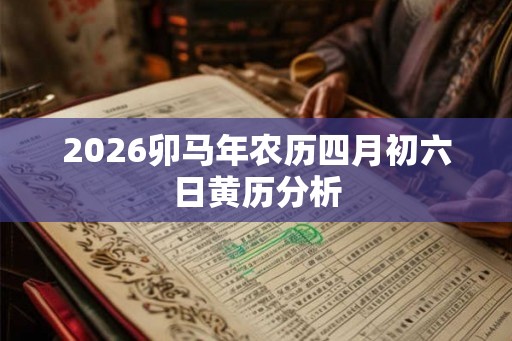 2026卯马年农历四月初六日黄历分析