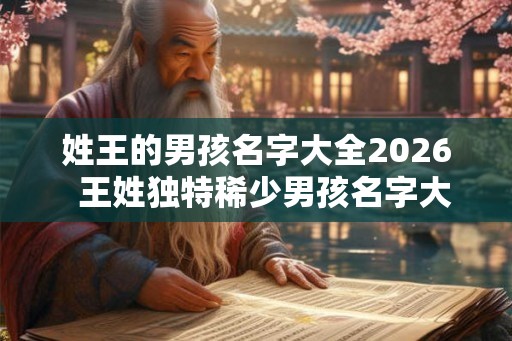 姓王的男孩名字大全2026  王姓独特稀少男孩名字大全