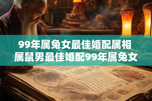 99年属兔女最佳婚配属相 属鼠男最佳婚配99年属兔女