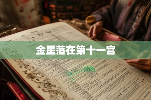 金星落在第十一宫
