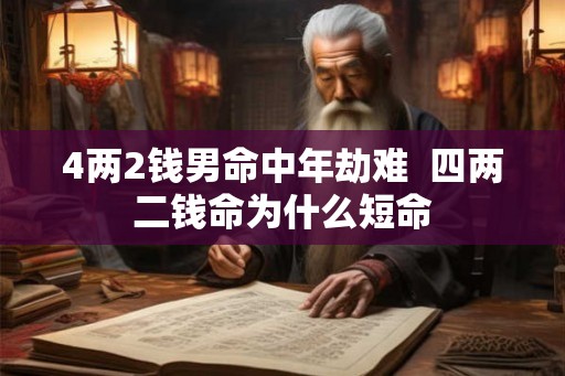 4两2钱男命中年劫难 四两二钱命为什么短命 4两2钱男命中年劫难 四两二钱命为什么短命