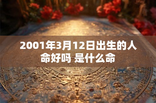 2001年3月12日出生的人命好吗 是什么命