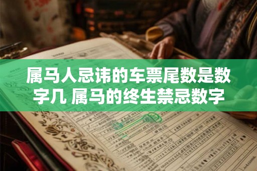 属马人忌讳的车票尾数是数字几 属马的终生禁忌数字