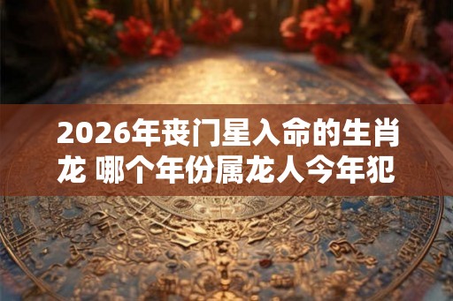 2026年丧门星入命的生肖龙 哪个年份属龙人今年犯丧门星