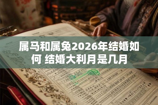 属马和属兔2026年结婚如何 结婚大利月是几月