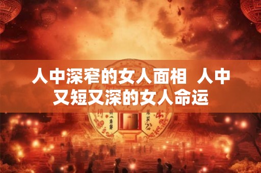 人中深窄的女人面相  人中又短又深的女人命运