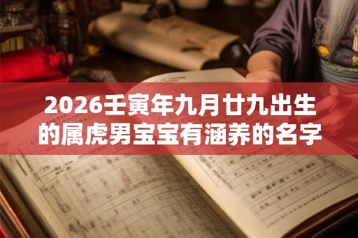 2026壬寅年九月廿九出生的属虎男宝宝有涵养的名字