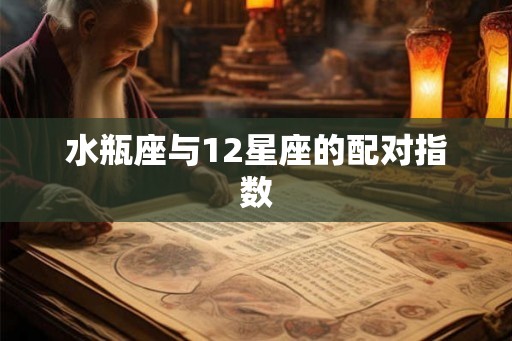 水瓶座与12星座的配对指数
