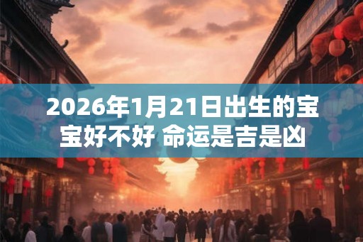 2026年1月21日出生的宝宝好不好 命运是吉是凶