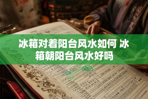 冰箱对着阳台风水如何 冰箱朝阳台风水好吗