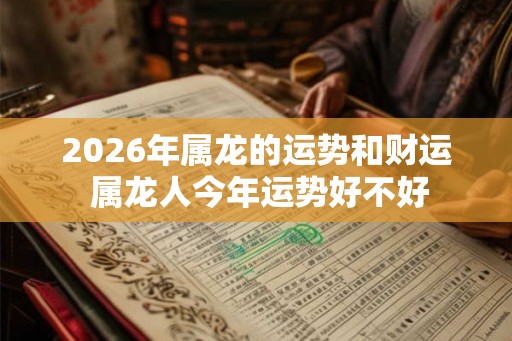 2026年属龙的运势和财运 属龙人今年运势好不好