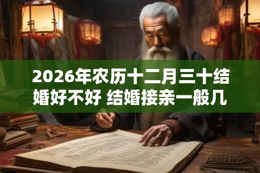 2026年农历十二月三十结婚好不好 结婚接亲一般几辆车