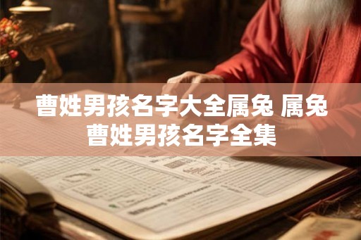 曹姓男孩名字大全属兔 属兔曹姓男孩名字全集