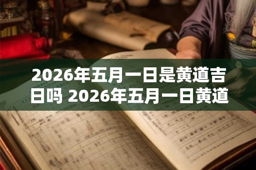 2026年五月一日是黄道吉日吗 2026年五月一日黄道吉日吗