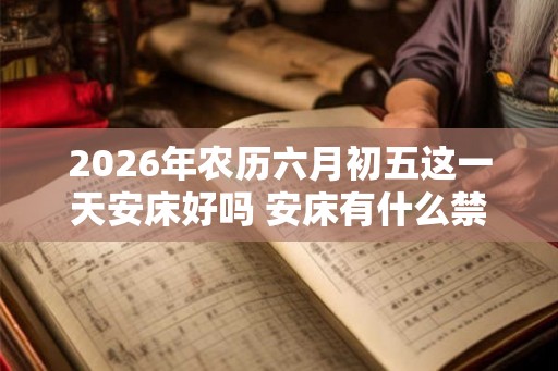2026年农历六月初五这一天安床好吗 安床有什么禁忌
