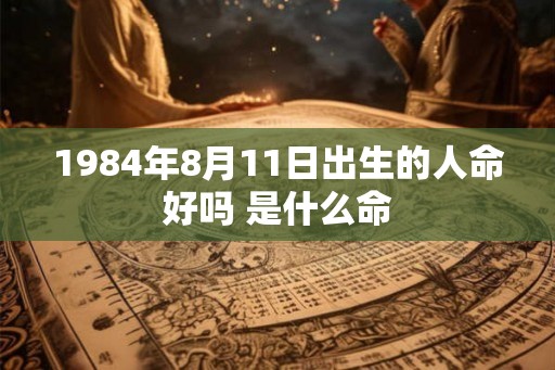 1984年8月11日出生的人命好吗 是什么命