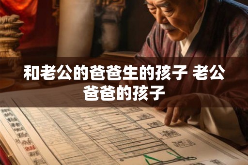 和老公的爸爸生的孩子 老公爸爸的孩子