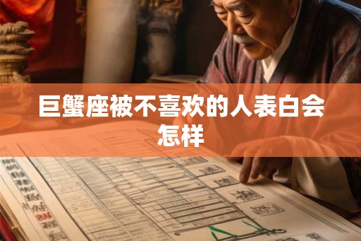 巨蟹座被不喜欢的人表白会怎样 巨蟹座被不喜欢的人表白会怎样