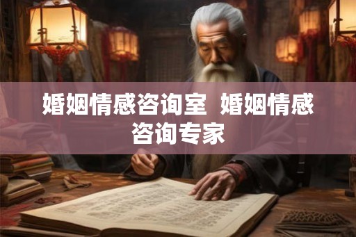 婚姻情感咨询室  婚姻情感咨询专家