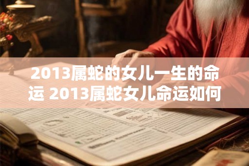 2013属蛇的女儿一生的命运 2013属蛇女儿命运如何