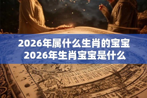 2026年属什么生肖的宝宝 2026年生肖宝宝是什么