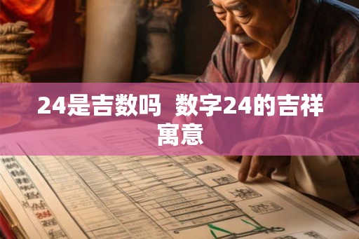 24是吉数吗  数字24的吉祥寓意