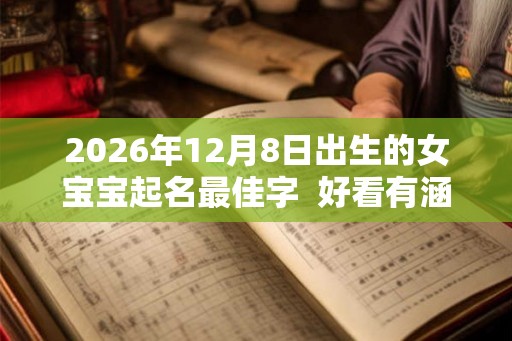 2026年12月8日出生的女宝宝起名最佳字 好看有涵养名字推荐 2026年12月8日出生的女宝宝起名最佳字 好看有涵养名字推荐