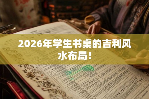 2026年学生书桌的吉利风水布局！