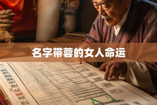 名字带蓉的女人命运