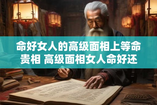 命好女人的高级面相上等命贵相 高级面相女人命好还是相好