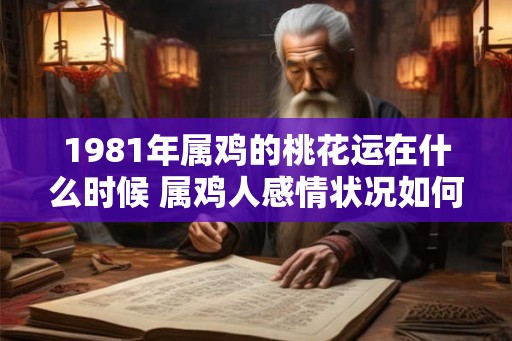 1981年属鸡的桃花运在什么时候 属鸡人感情状况如何