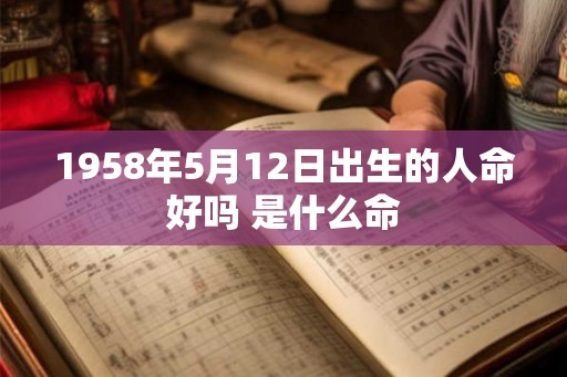 1958年5月12日出生的人命好吗 是什么命 1958年5月12日出生的人命好吗 是什么命