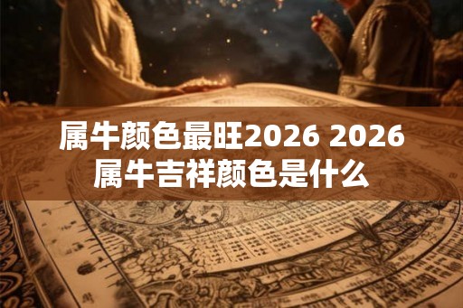 属牛颜色最旺2026 2026属牛吉祥颜色是什么
