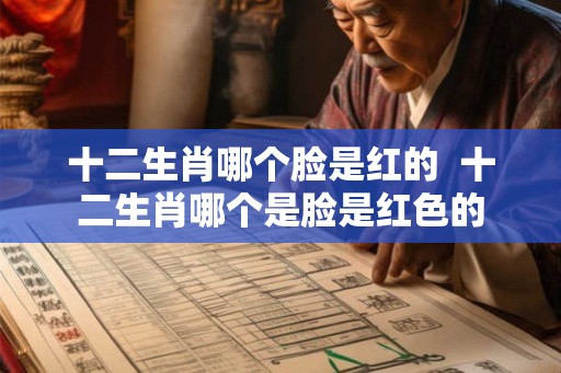 十二生肖哪个脸是红的 十二生肖哪个是脸是红色的 十二生肖哪个脸是红的 十二生肖哪个是脸是红色的