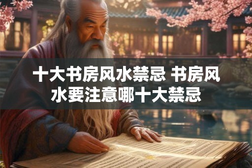 十大书房风水禁忌 书房风水要注意哪十大禁忌 十大书房风水禁忌 书房风水要注意哪十大禁忌