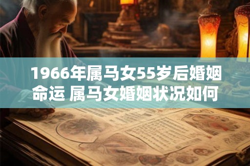 1966年属马女55岁后婚姻命运 属马女婚姻状况如何