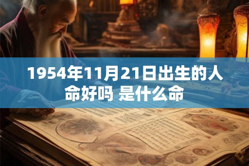 1954年11月21日出生的人命好吗 是什么命
