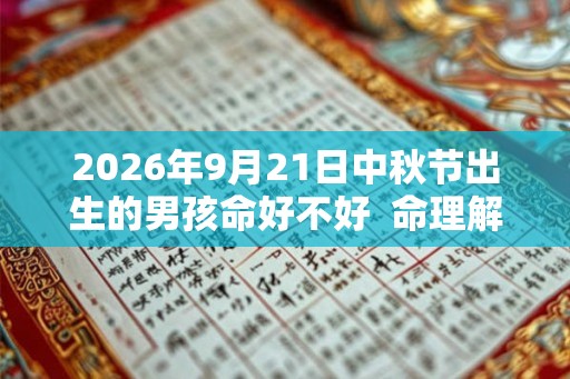 2026年9月21日中秋节出生的男孩命好不好  命理解析